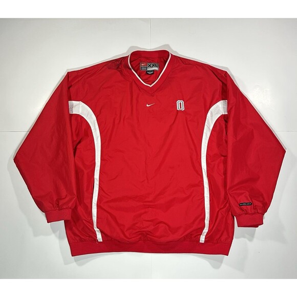 Vintage Nike Ohio St Buckeyes Pullover Windbreaker Jacket Size 2XL Football NCAA - Picture 1 of 13